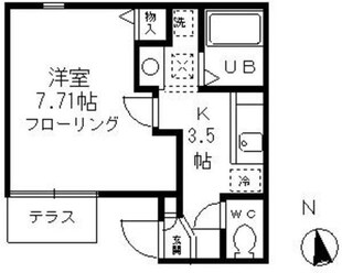 クレール国分寺の物件間取画像